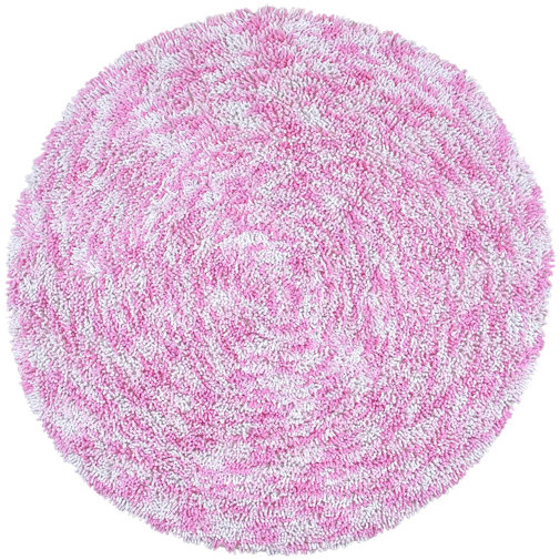 Ebern Designs Baugh Pink/White Area Rug & Reviews Wayfair